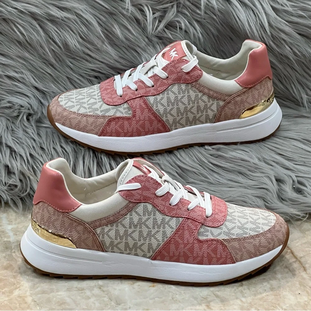 Michael Kors Logo Lace-Up Sneakers - Picture 1 of 17